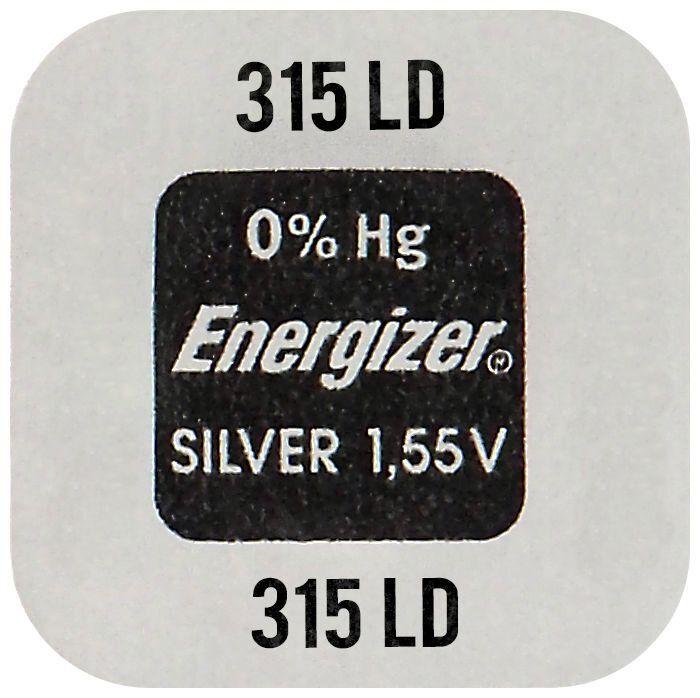 Immagine prodotto Energizer 315 (SR716) - 10 pile a bottone (10 pz., Specifico del dispositivo, 23 mAh)