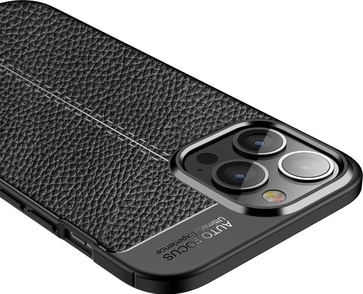 Produktbild Screenguard Apple iPhone 15 Pro Max Hülle Leather Design TPU Cover (Apple iPhone 15 Pro Max)