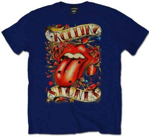 The Rolling Stones Tongue & Stars Navy Mens