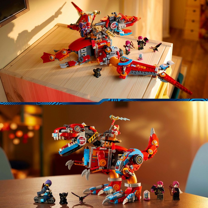 Produktbild LEGO Coopers Dino-Mech C-Rex (71484, LEGO Dreamzzz)