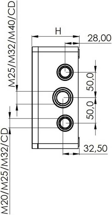 Actual product image Wiska Junction box 16mm²