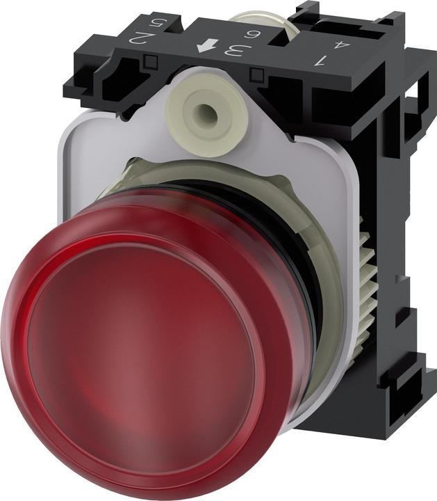 Produktbild Siemens Indicator light, 22mm, red