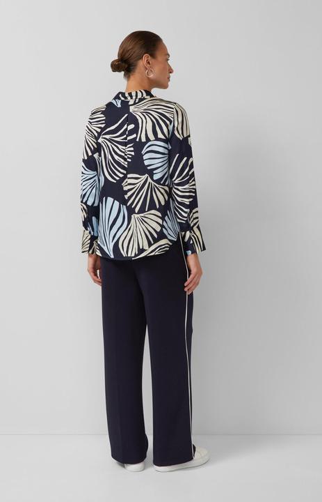 Immagine prodotto s.Oliver Bluse Glänzende Viskose-Bluse mit All-over-Print und Manschetten (48)