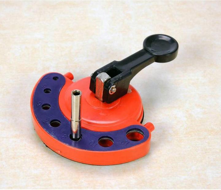 Image du produit Toya Jeu de gabarits de perçage pour carrelage Vorel, 6 pièces, y compris mèche diamantée 4-12 mm (100 millimètres)