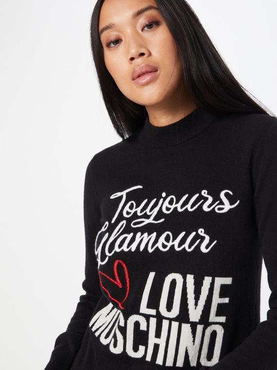 Produktbild Love Moschino Turtleneck-Pullover mit Saisonlogo und Intarsia (42)