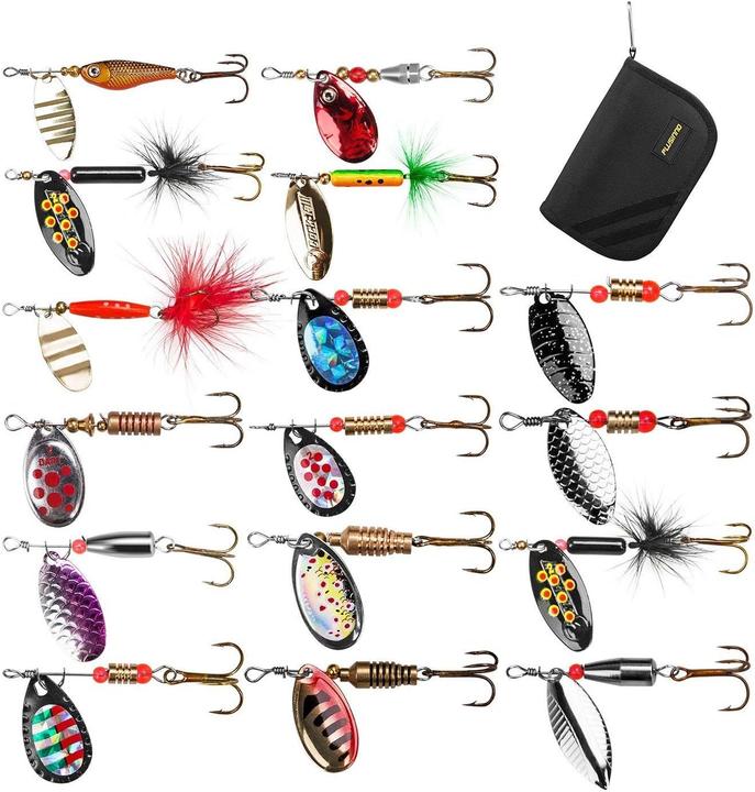 Produktbild Plusinno Angelköder-Set mit Tragetasche