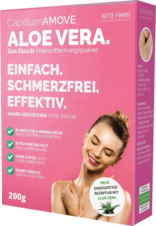 Produktbild Arte Fiori Capillum Amove Aloe Vera Enthaarungspulver (1 x)