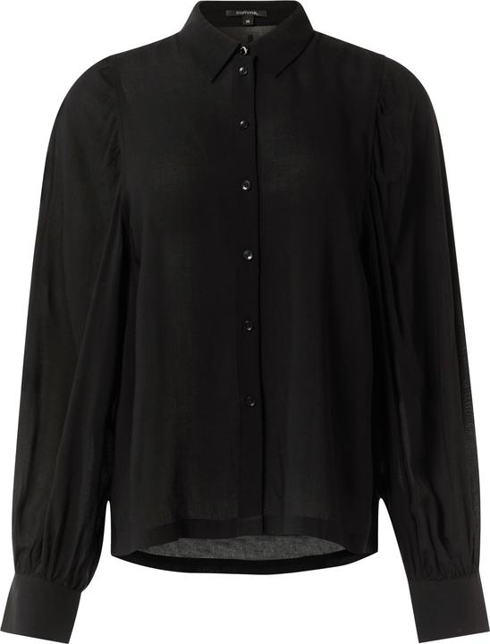 Produktbild Comma Bluse Relaxed-Fit-Bluse mit voluminösen Ärmeln und Raffungen (42)