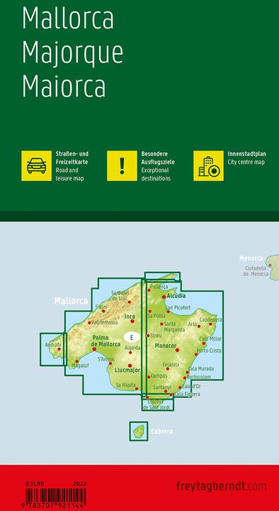 Actual product image Žemėlapis - Maljorka 1:50 000