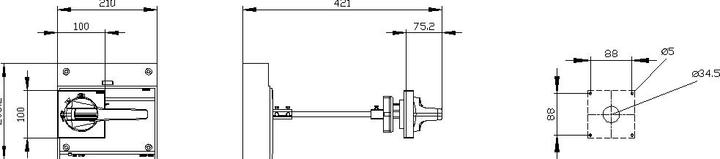 Actual product image Siemens Door coupling rotary drive