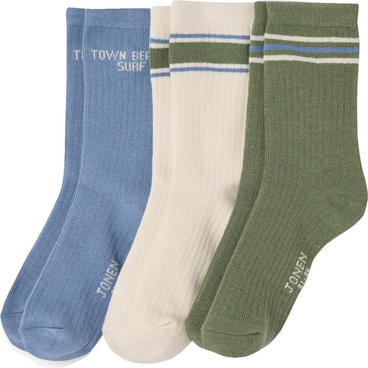 Produktbild Jonen 3er-Pack Socken mit Streifen Kinder (3er Pack, 31 - 34)