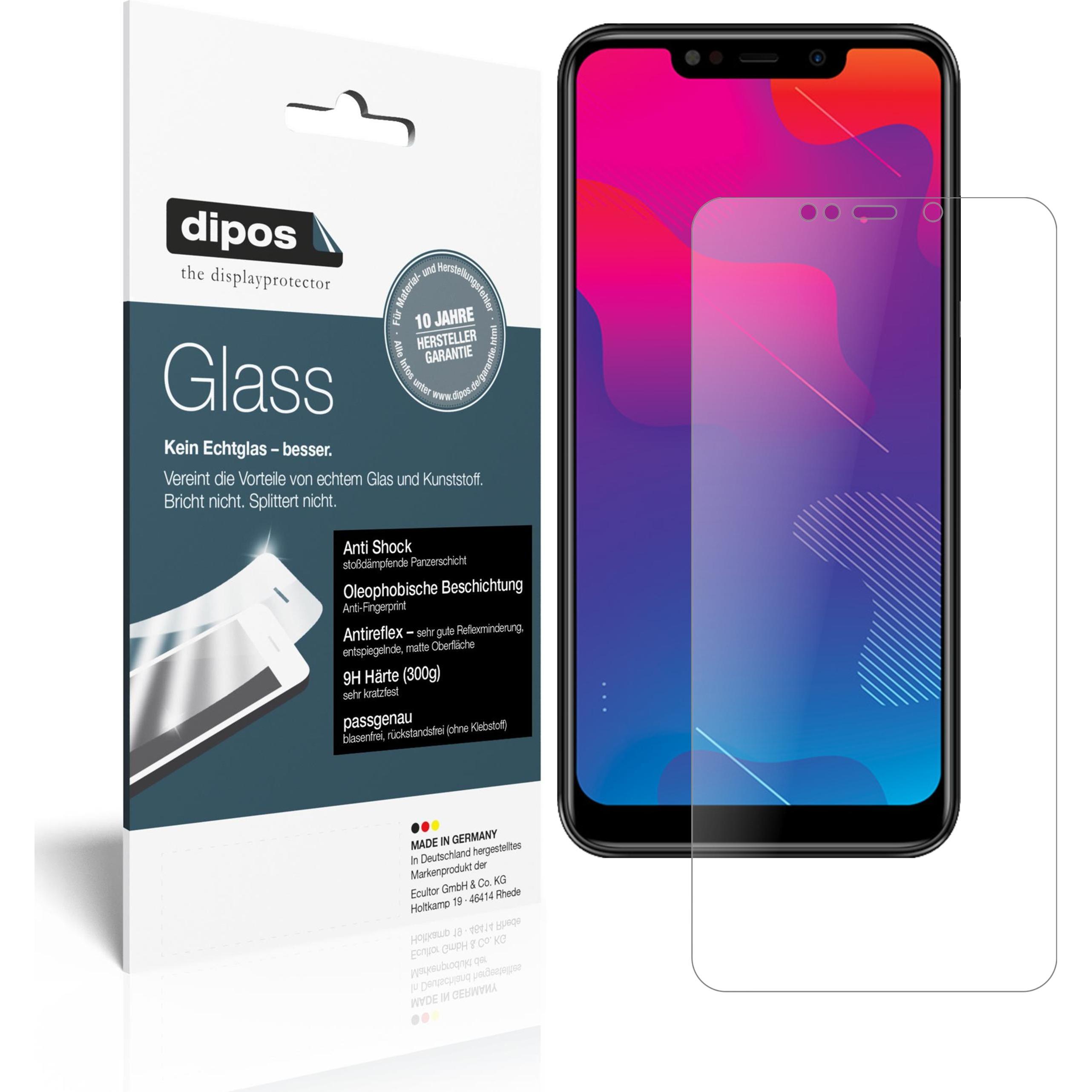 Dipos Displayschutz Anti-Shock (2 Stück, Panasonic Eluga Z1), Smartphone Schutzfolie, Transparent