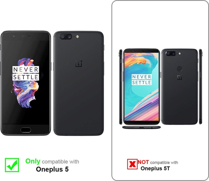Produktbild Cadorabo TPU Matt Metallic Cover (OnePlus 5)