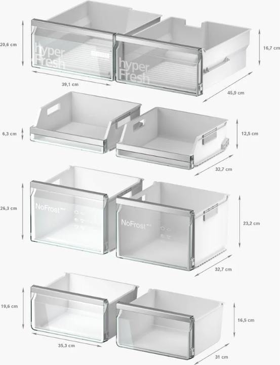 Actual product image Siemens KF96NAXEA (605 l)