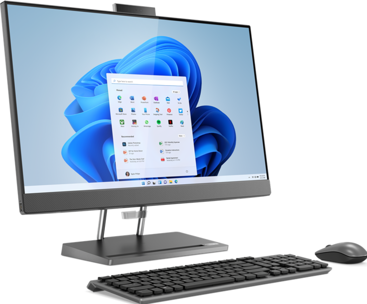 Produktbild Lenovo IdeaCentre AIO 5 – 27IAH7 (Intel Core i7-12700H, 16 GB, 1000 GB, Arc A370M)