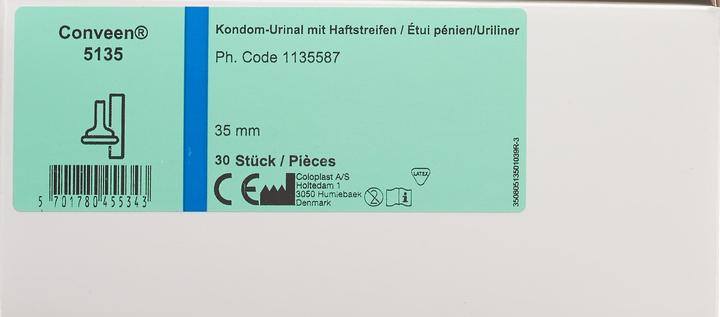 Image du produit Conveen Préservatif urinaire bande adhésive 30mm (30 x)