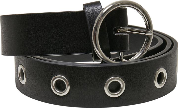 Produktbild Urban Classics Synthetic Leather Eyelet Belt 2-Pack (L)