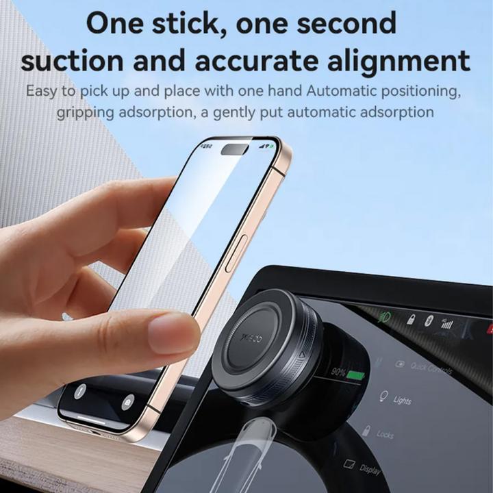 Immagine prodotto Yesido Porta telefono elettrico a ventosa MagSafe - Nero