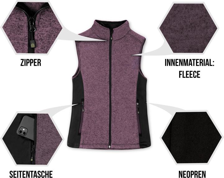 Produktbild Normani Damen Strickweste „Kashechewan“ - 8831 (XL)
