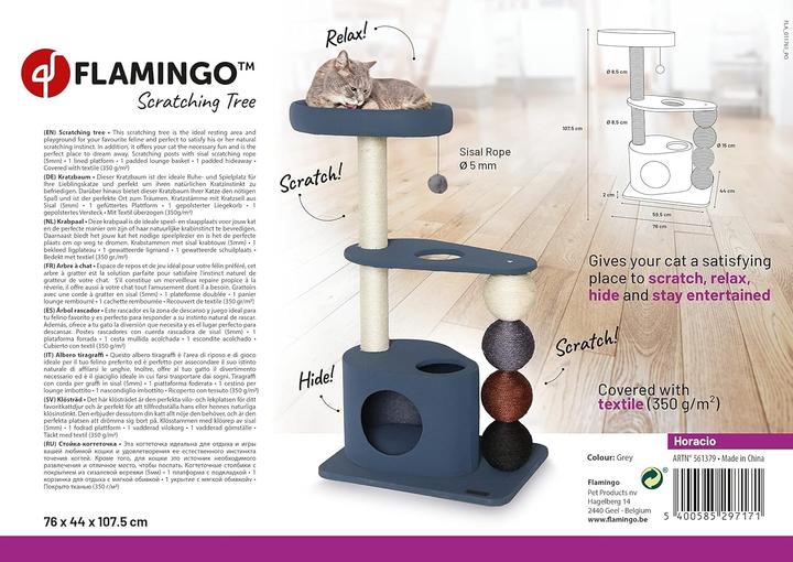 Produktbild Flamingo Kradsetrae HORACIO Blå (107.50 cm, Blå)