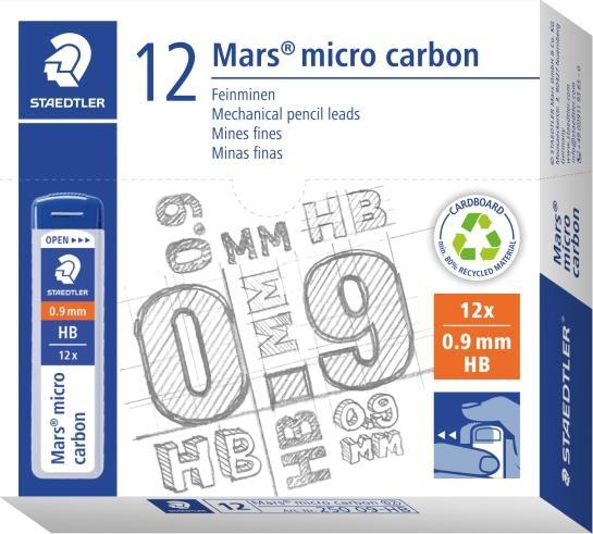 Actual product image Staedtler Mars Micro (12 pcs., 0.90 mm, B)