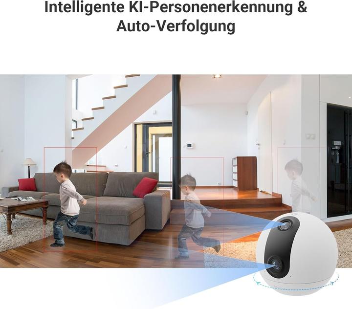 Produktbild EZVIZ C60p Innenkamera mit 2K+ Dual-Lens und Personenerkennung (2560 x 1440 Pixels)