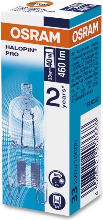 Actual product image Osram ECO Halopin G9 (G9, 35 W, 460 lm, 1 x, G)