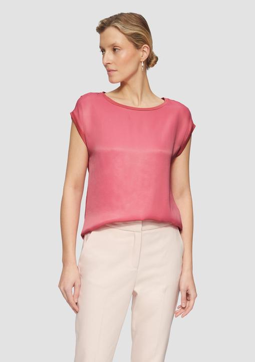 Produktbild S.Oliver T-Shirt Fabricmix-Jerseyshirt in schimmernder Optik (42)