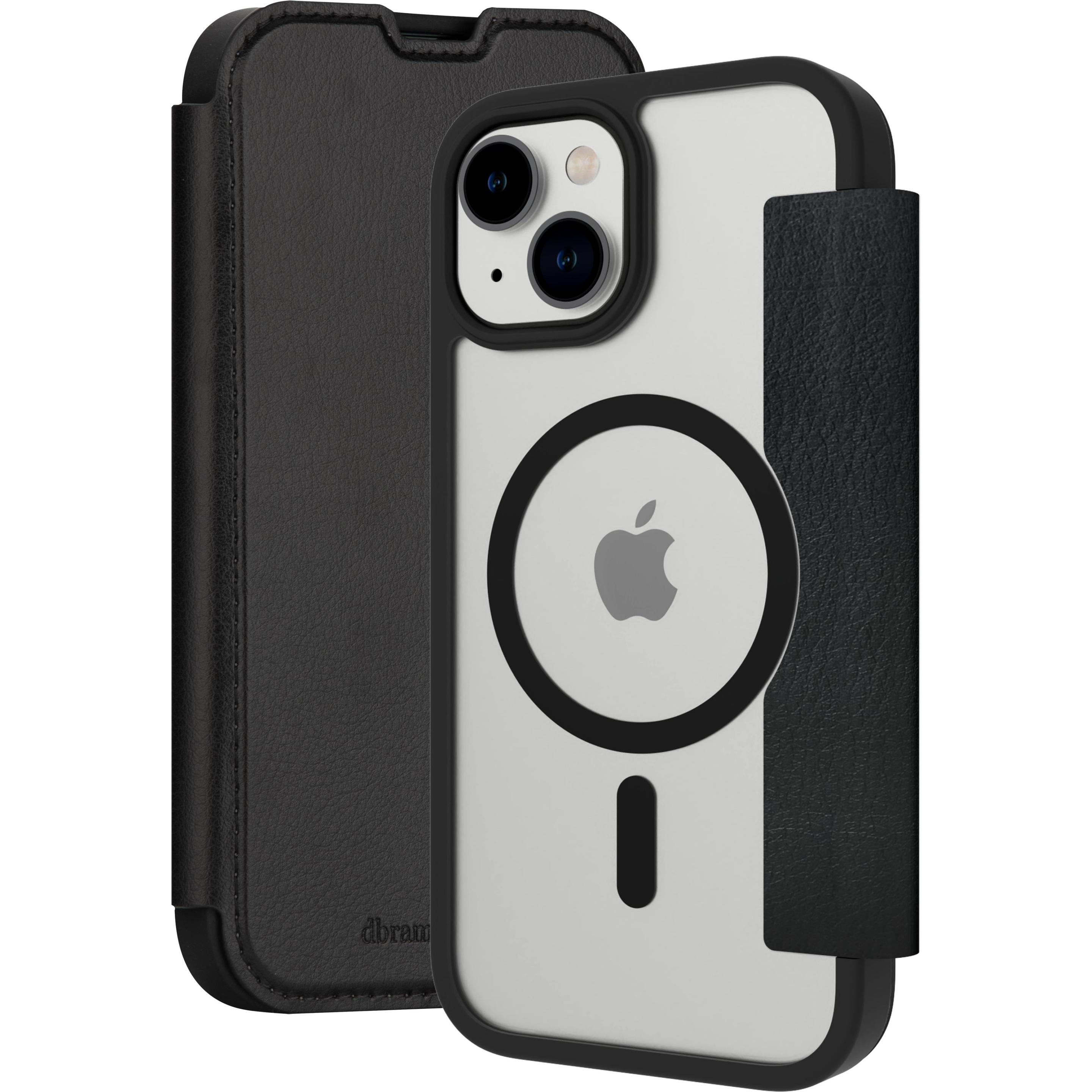 dbramante1928 Helsinki Magsafe Black/Clear (Apple iPhone 14), Smartphone Hülle, Schwarz, Transparent
