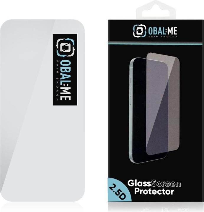 Actual product image - OBAL:ME 2.5D Glass Screen Protector for Apple iPhone 16 Pro Clear (1 pcs., Apple iPhone 16 Pro)