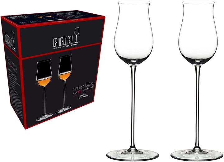 Immagine prodotto Riedel VERITAS Spirits 6449/71 (set di 2) (1.52 dl, 2 x, Bicchieri da liquore + bicchieri da grappa)