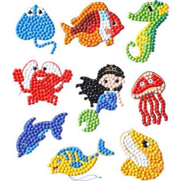 Magni Diamond Painting Meeresbewohner 4,5cm 9er