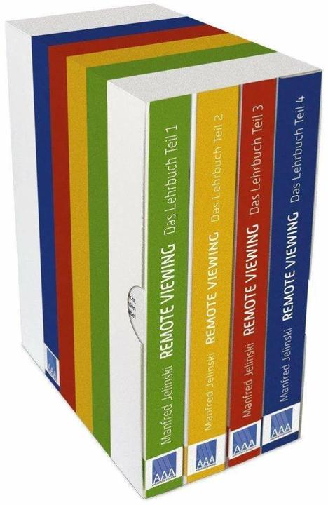 Produktbild Ahead and Amazing Remote Viewing - das Lehrbuch Teil 1-4 (Deutsch, Manfred Jelinski, 2013)