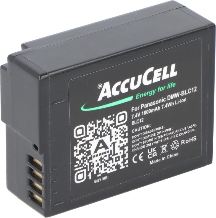 AccuCell Batteria Sostitutiva Per Leica BP-DC5 E V-LUX1 - Ioni Di Litio 7,4V 600-750mAh