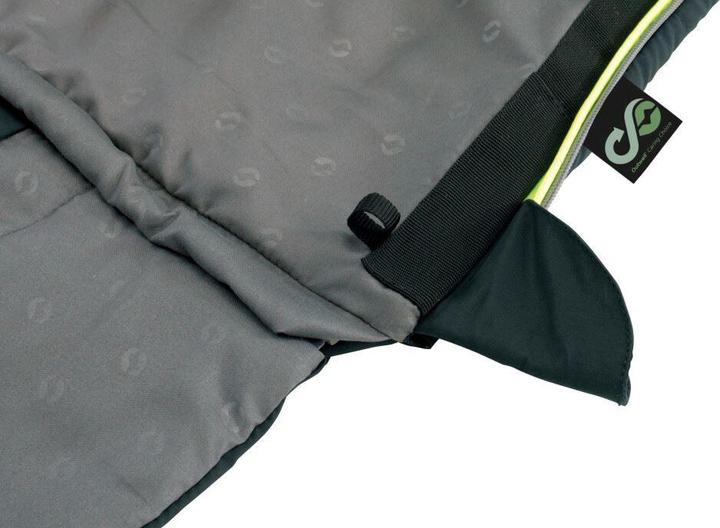 Actual product image Outwell Contour polyester sleeping bag, dark grey, number of persons (220 cm)