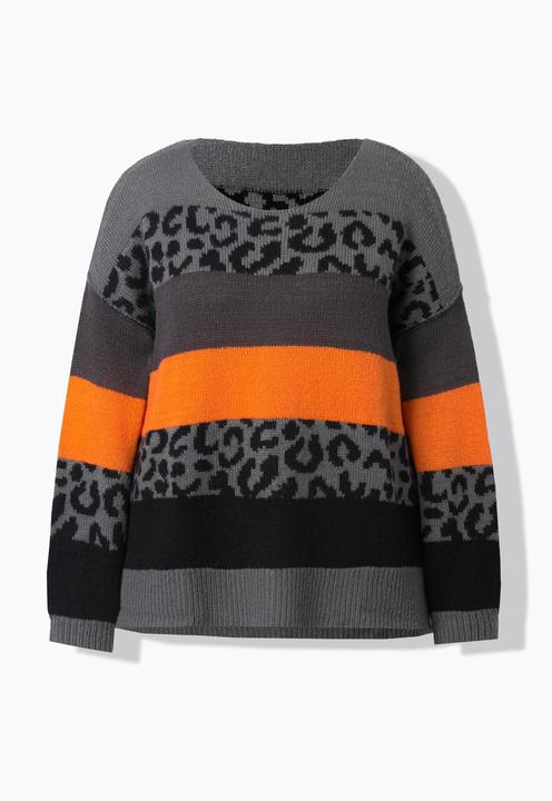 Produktbild Angel of Style Pullover, oversized, Blockstreifen, Langarm (54)