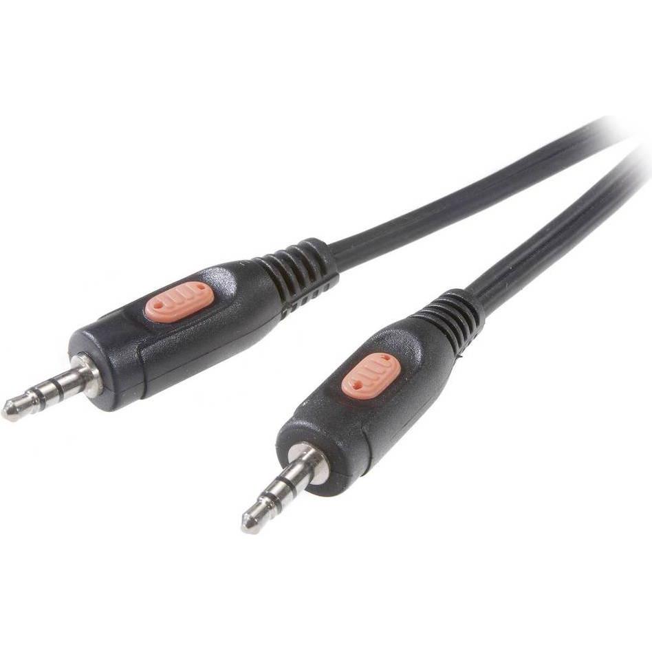 SpeaKa Professional Klinke Anschlusskabel Klinkenstecker 3.5 mm Klinkenstecker 3.5 mm 10 m (10 m, 2.5mm), Audio Kabel