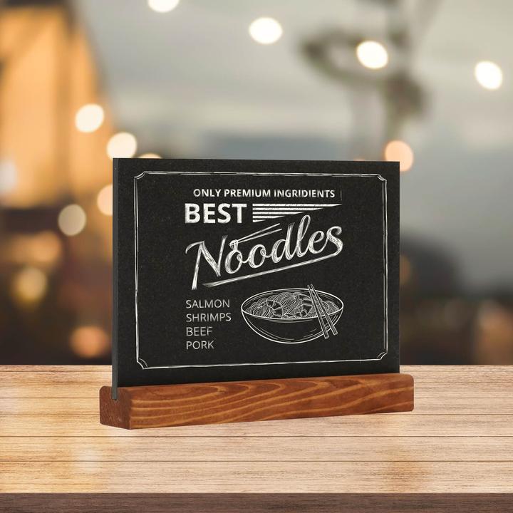 Produktbild Europel Kreidetafel Tischaufsteller, DIN A5 quer, natur