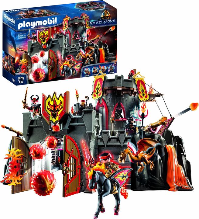 Immagine prodotto Playmobil Fortezza di Burnham Feuerfels (70221, Playmobil Novelmore)