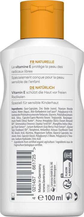 Produktbild Lavera Kids sensitiv (Sonnencreme, SPF 50, 100 ml)