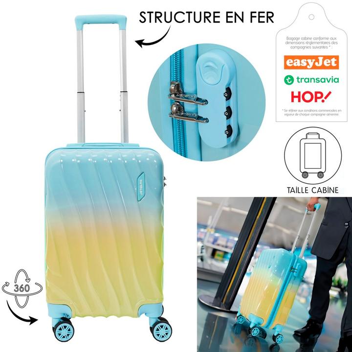 Actual product image Jet Lag Two-coloured cabin case (35 l)