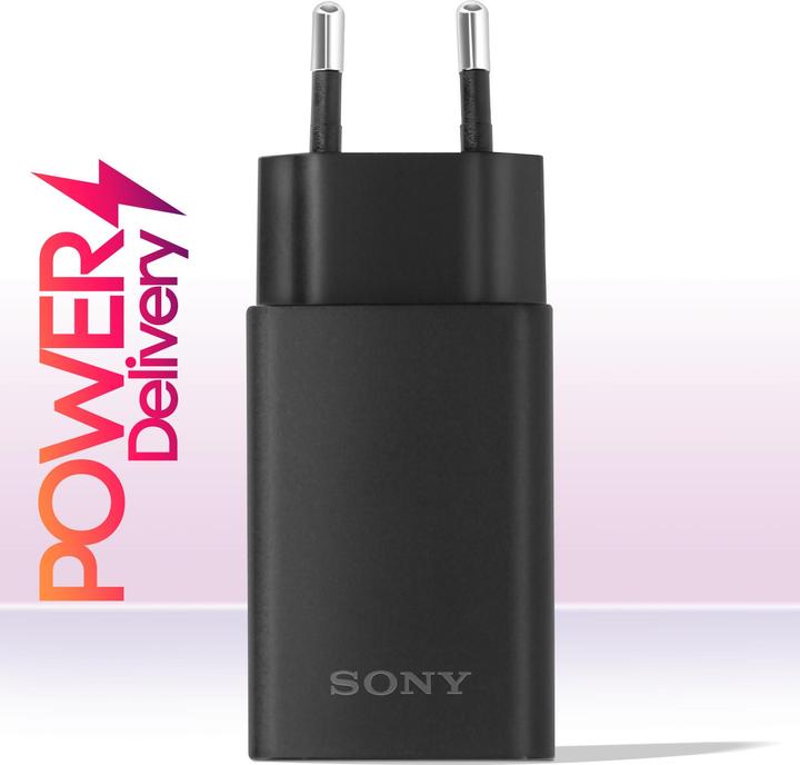 Actual product image Sony Original USB-C Fast Travel Charger - 30W, EU Plug (30 W, 1 portion)