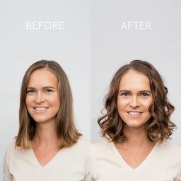 Actual product image Glov Spider Set Cold Curling Rollers For Long And Medium Hair Black 4 Pieces