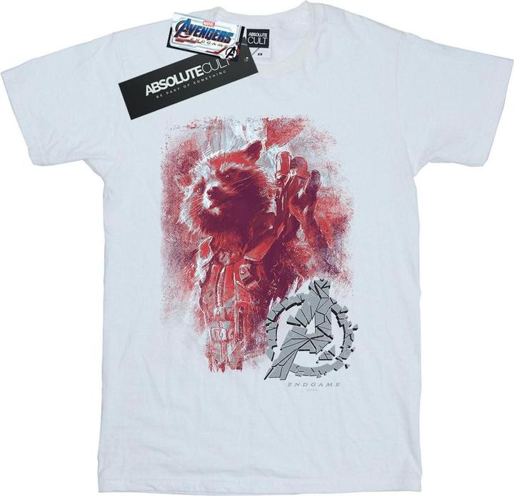 Actual product image Mens Avengers Endgame Rocket Brushed T-Shirt (XL)