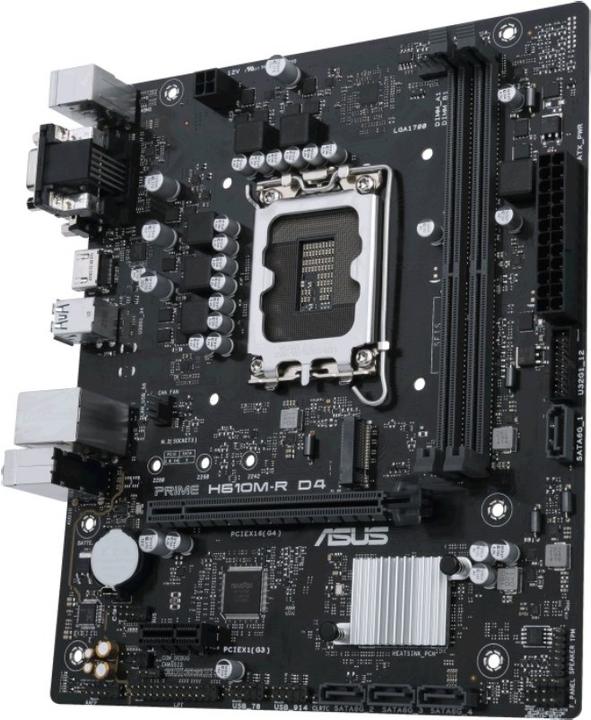 Produktbild ASUS Mainboard||Intel H610|LGA1700|Micro-ATX|Speicher DDR4 (LGA 1700, Intel H610, mATX)