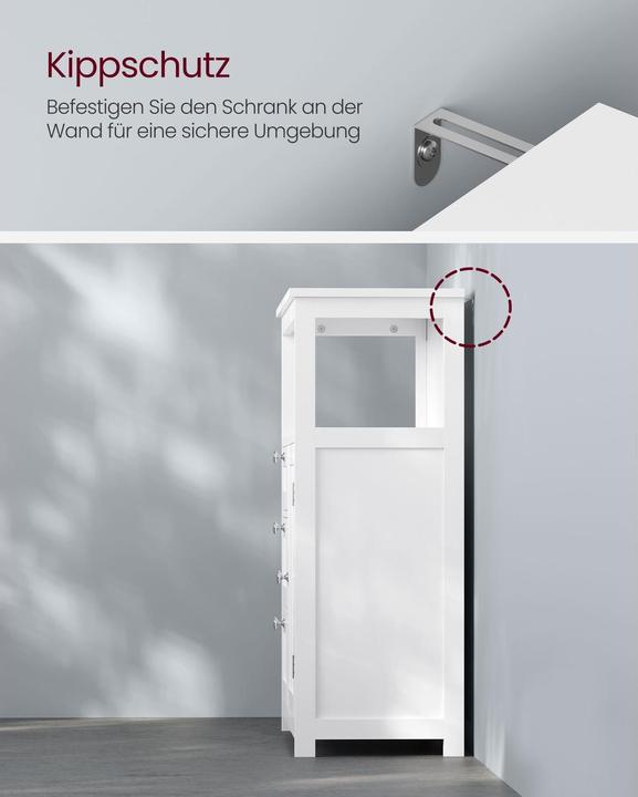 Immagine prodotto Vasagle Cassettiera (60 x 30 x 80 cm)