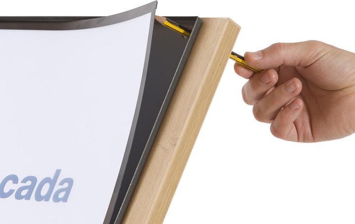 Actual product image Rocada Info display, DIN A3, 132x40x30cm, magnetic (A3)