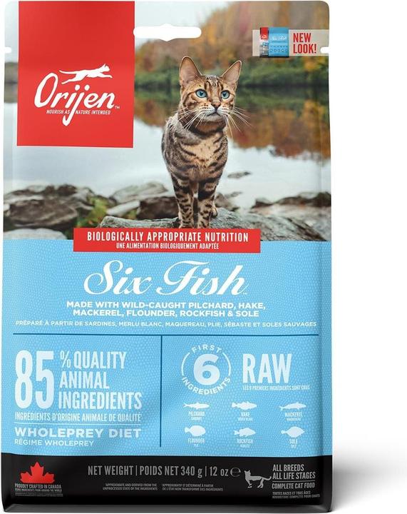 Produktbild Orijen Six Fish (Adult, 4 Stk., 340 g)