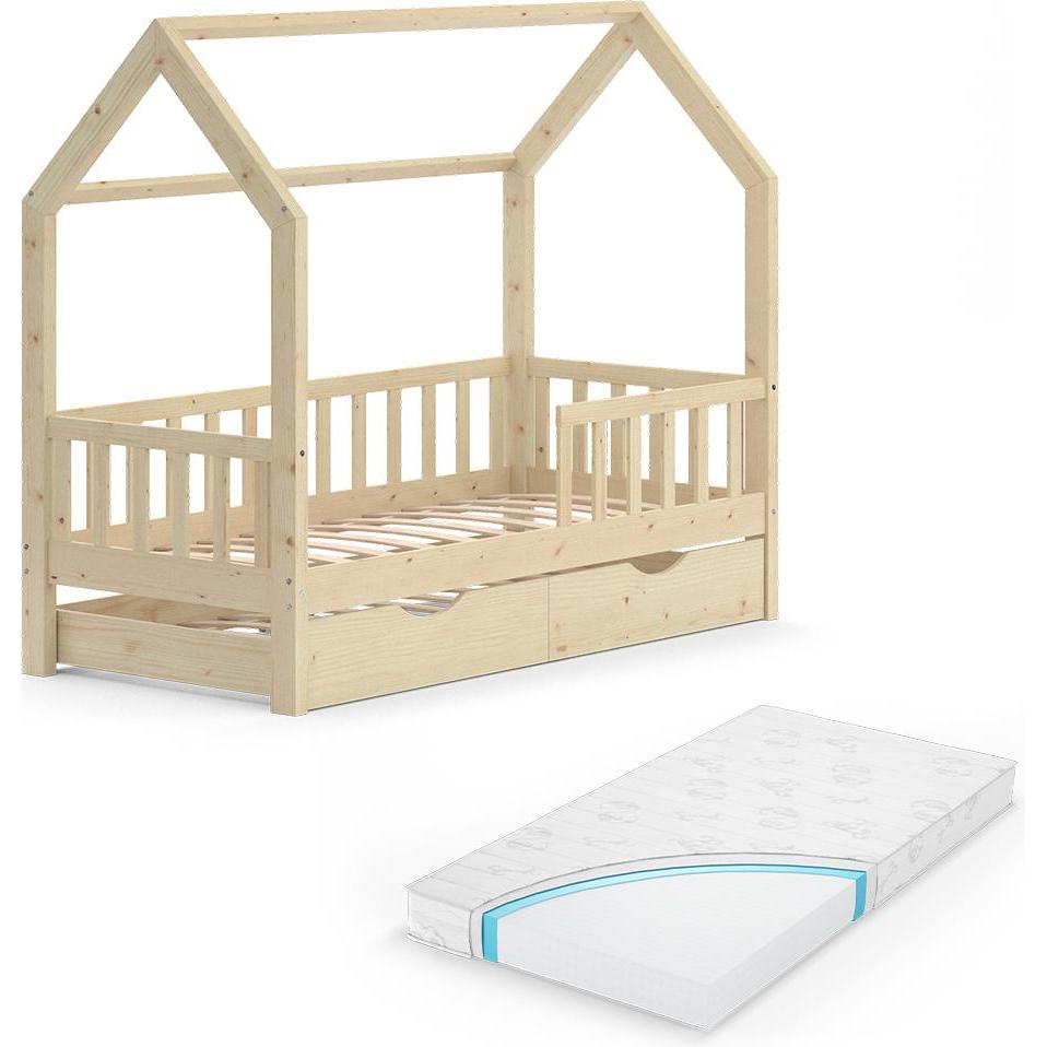 VitaliSpa, Kinderbett, Hausbett Wiki (80 x 160 cm)