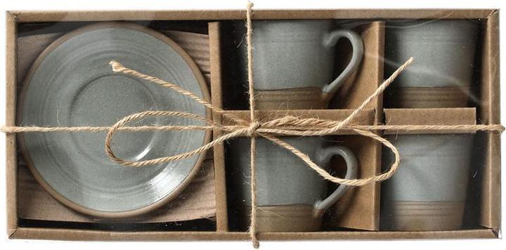 Actual product image Zeller Present Espresso-Set, 8-tlg., 60 ml, Steingut (60 ml, 8 x)